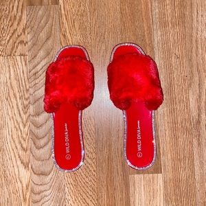 Red slippers